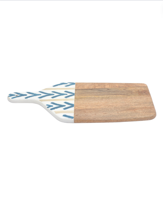 Wooden Enamel Chopping Board with Handle