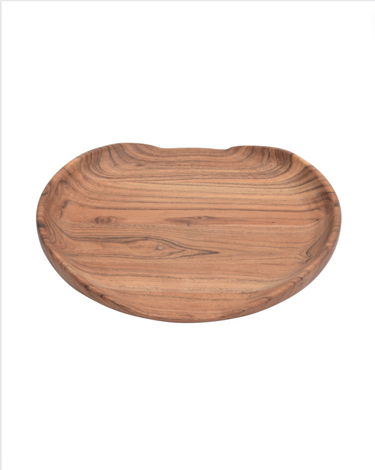 Natural Wood Round Shape Serving Board