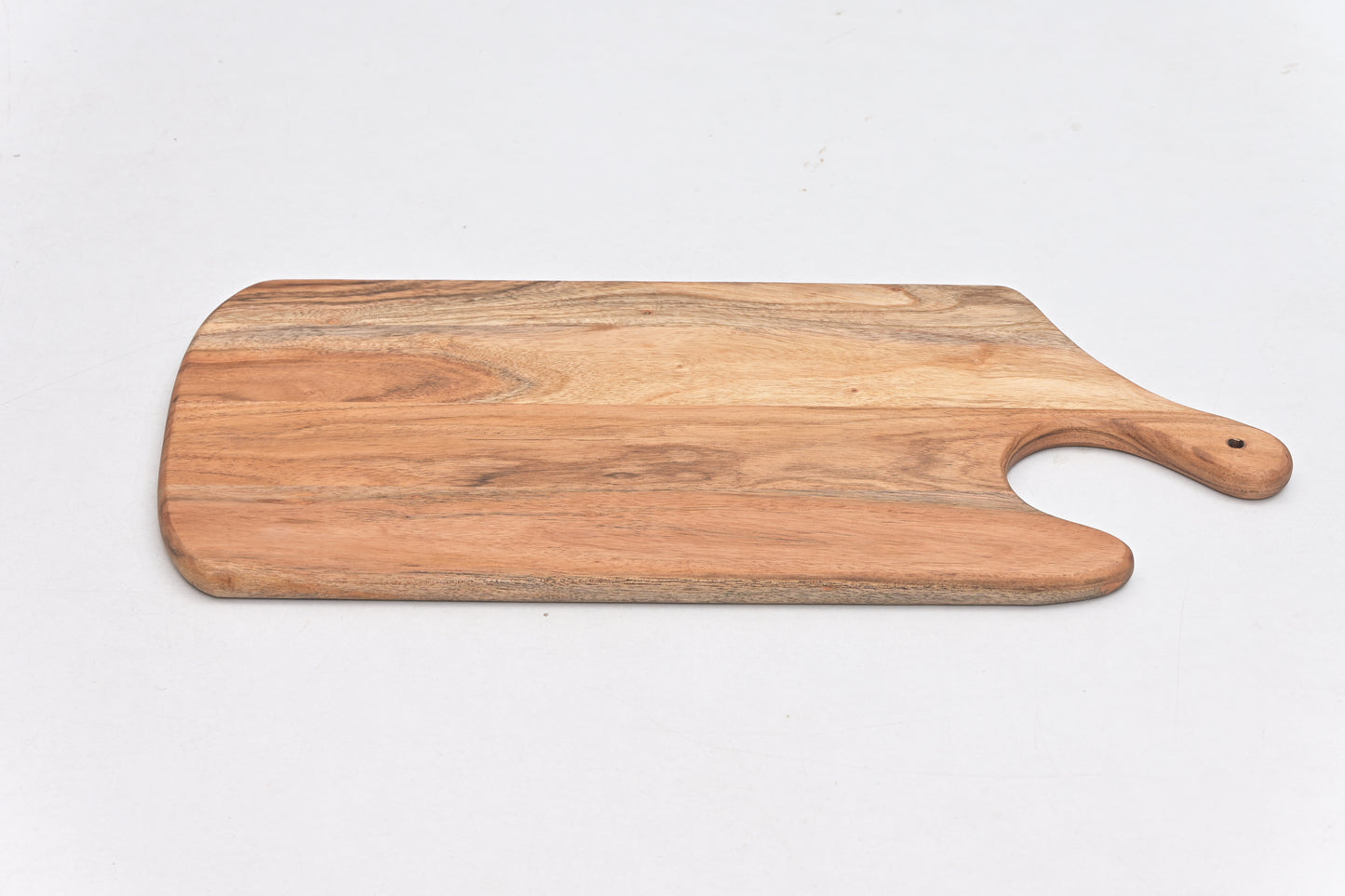 Large Wooden Chopping Board with Two Holders