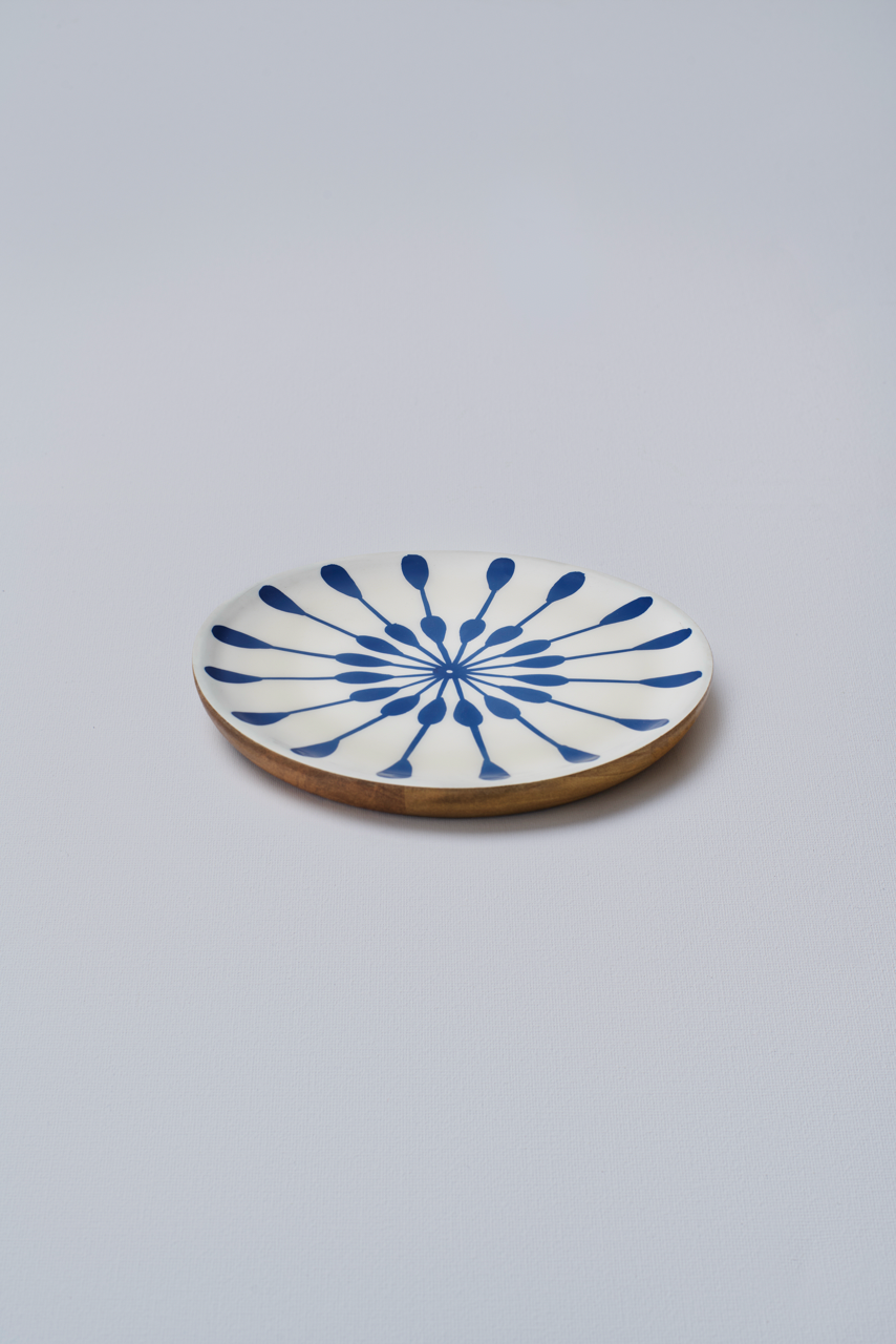 Sokka Jardin Stripes Wooden Plate