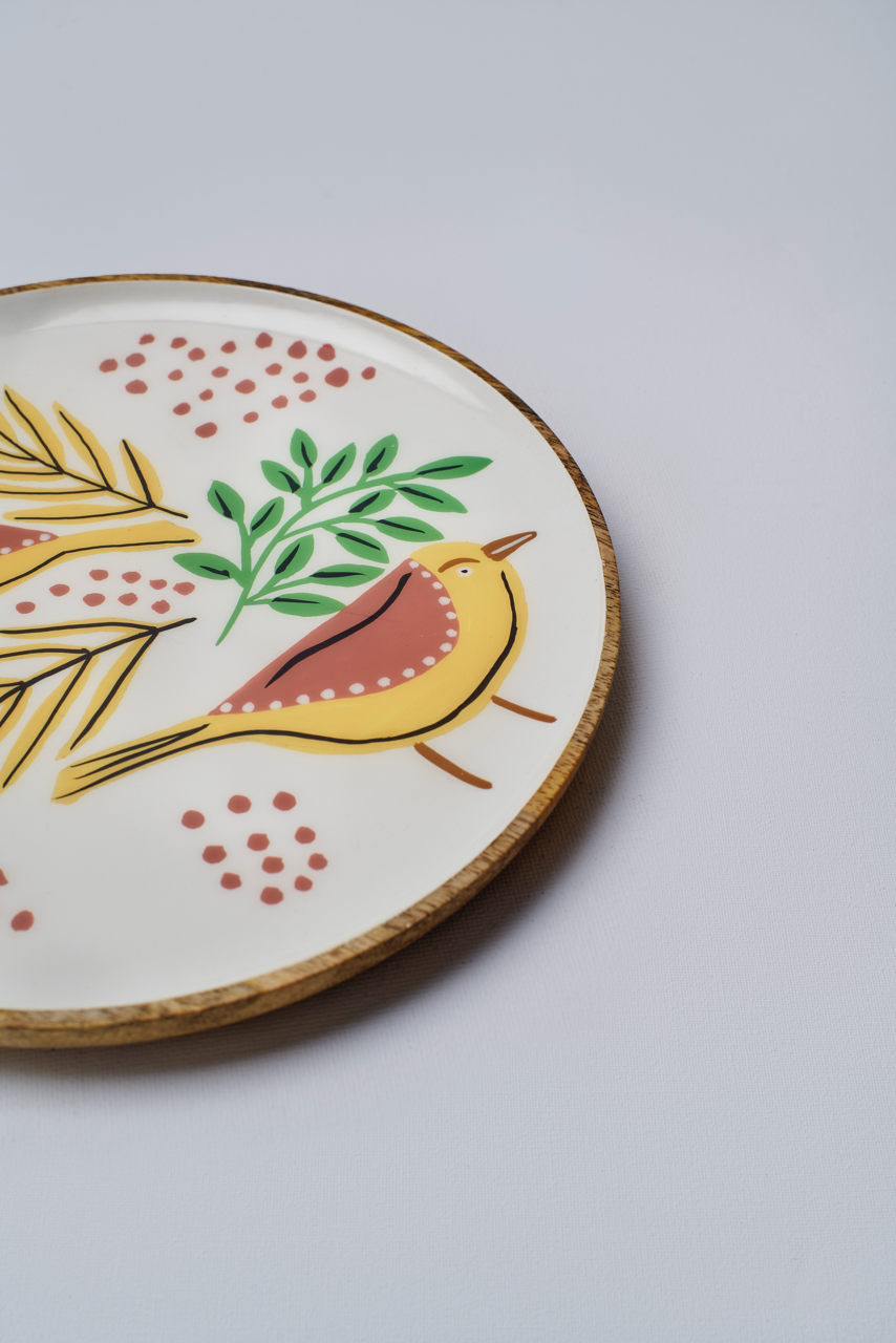 The Whispering Birds Serving Plate