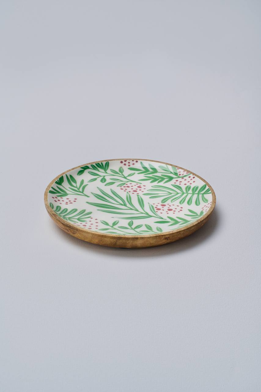 Tropical Foliage Serving Plate