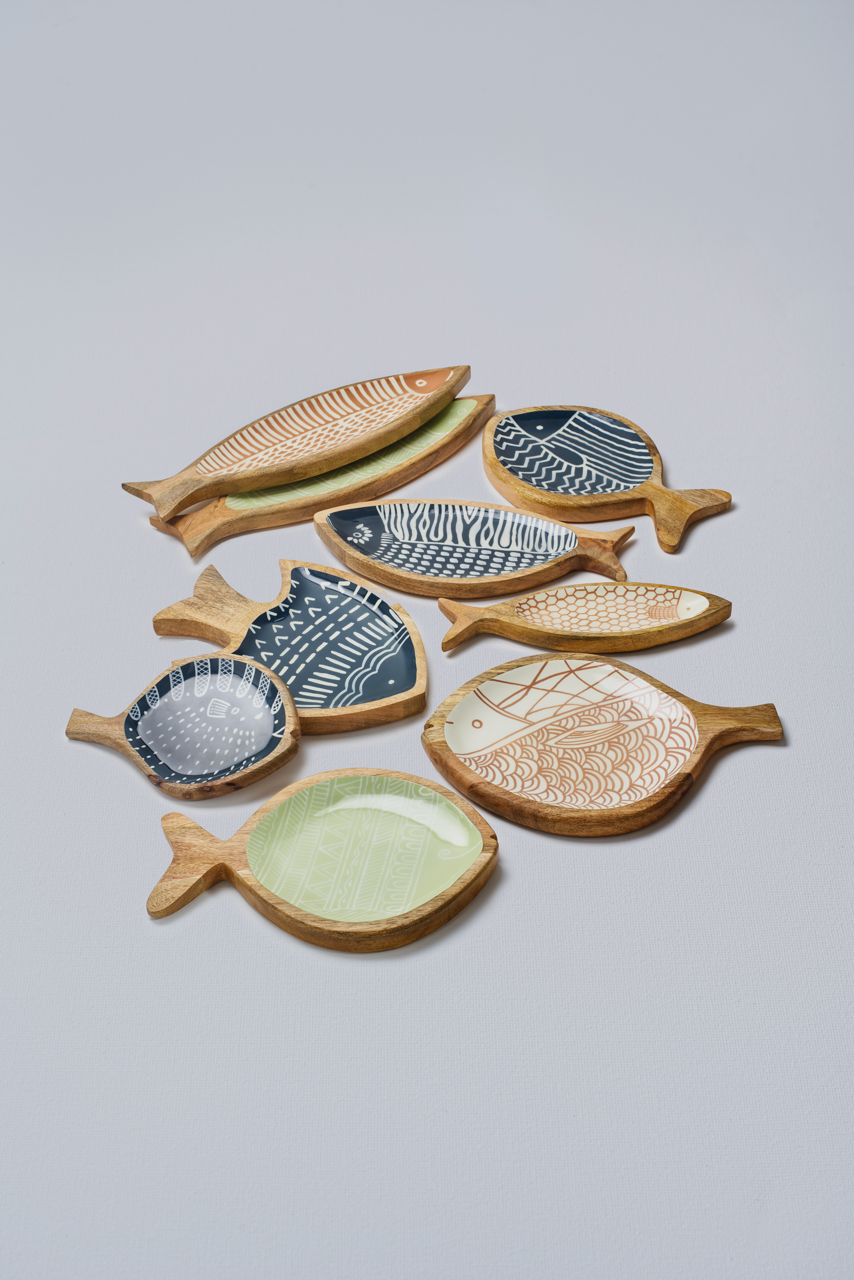 Dover Sole Shape Handmade Fish Platter