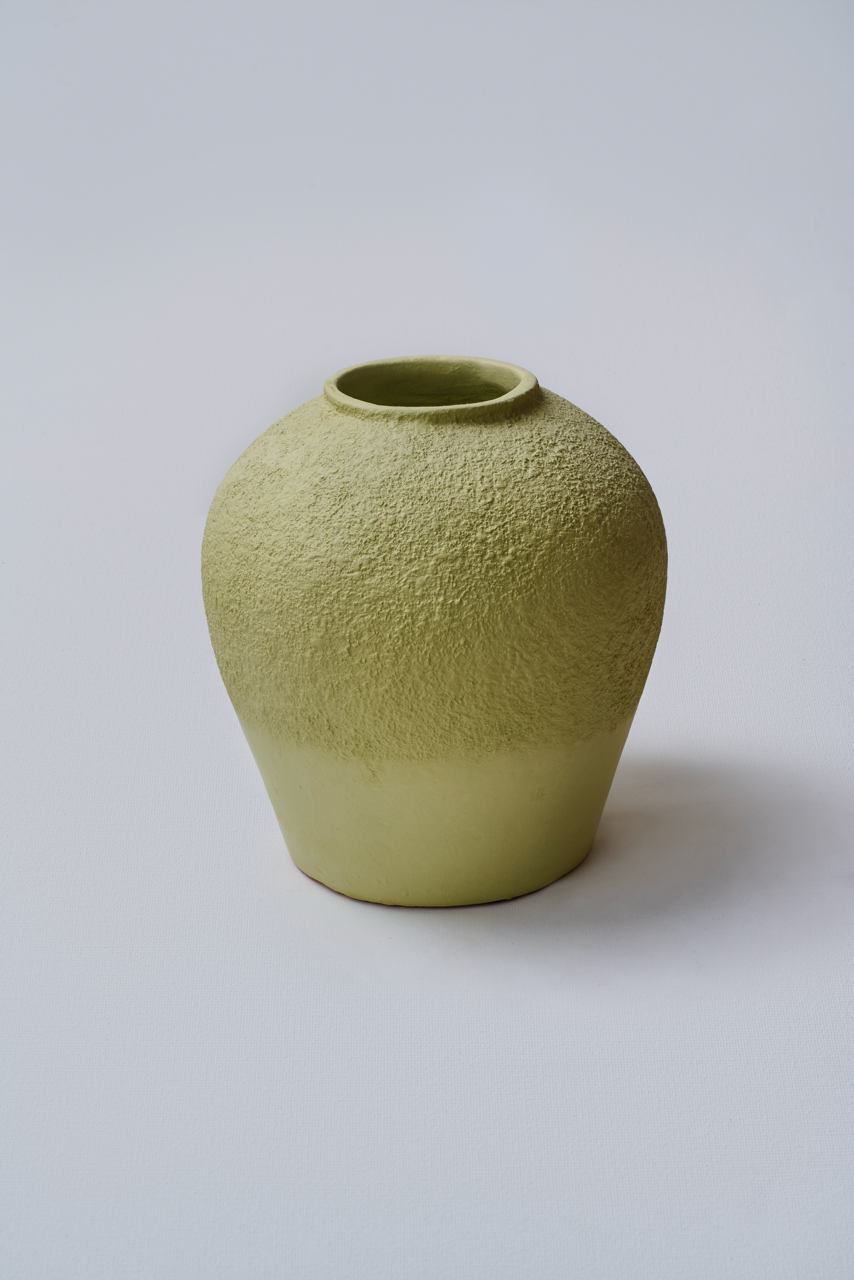 Gin Textured Papier Mache Vase