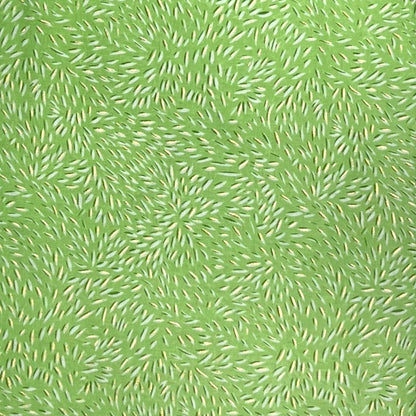 Small Strokes with Small Silver Lines Scarf: Green
