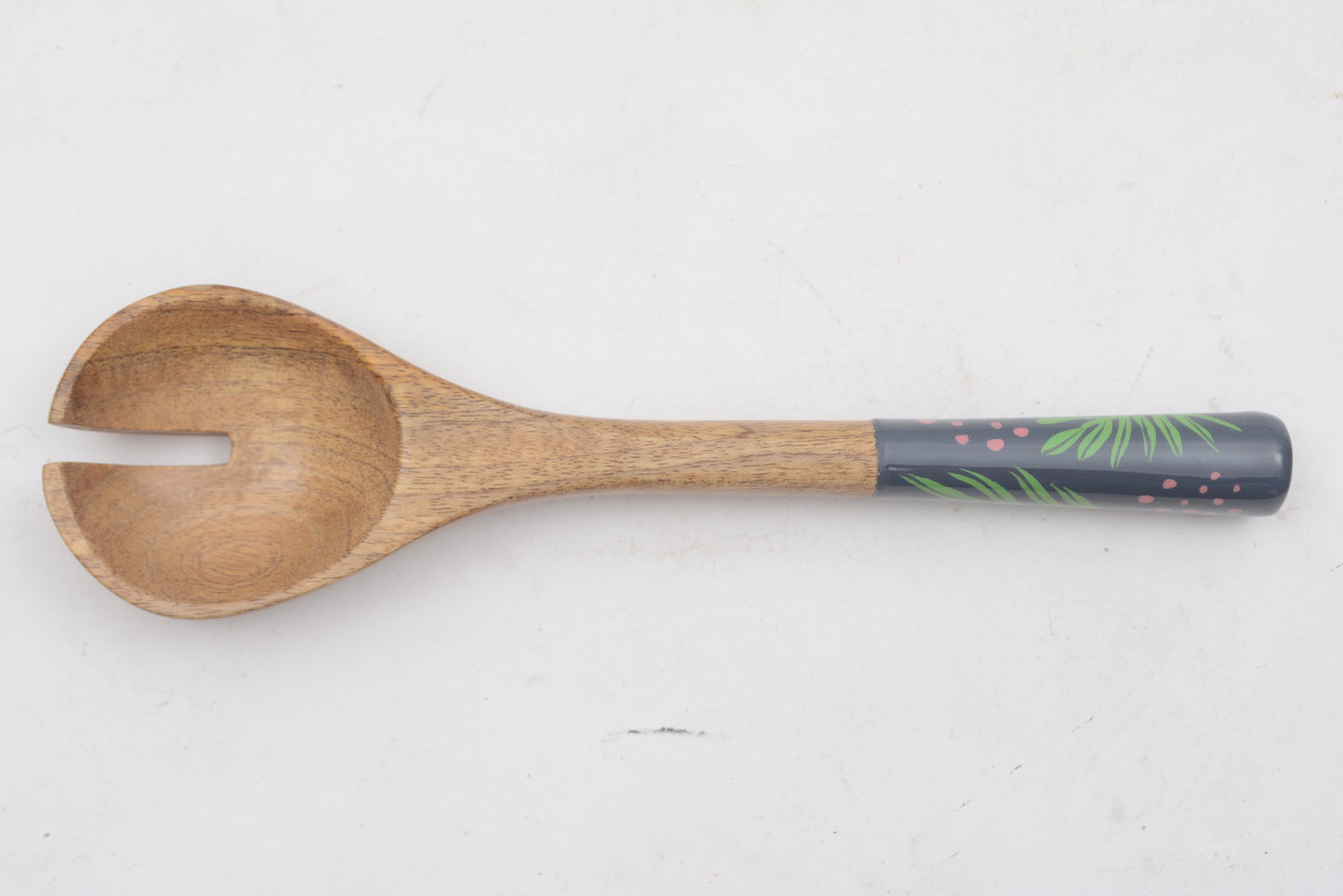 Mango Wood Bird Handpainted Serving Spoon