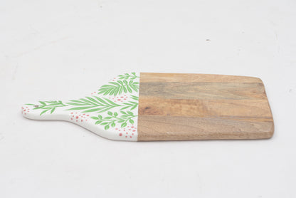 Hand Painted Wooden Chopping Board with Handle