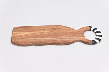 Acacia Wood Large Chopping Board With Circular Handle