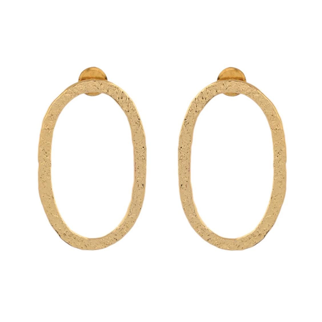 Oval Shaped Earrings